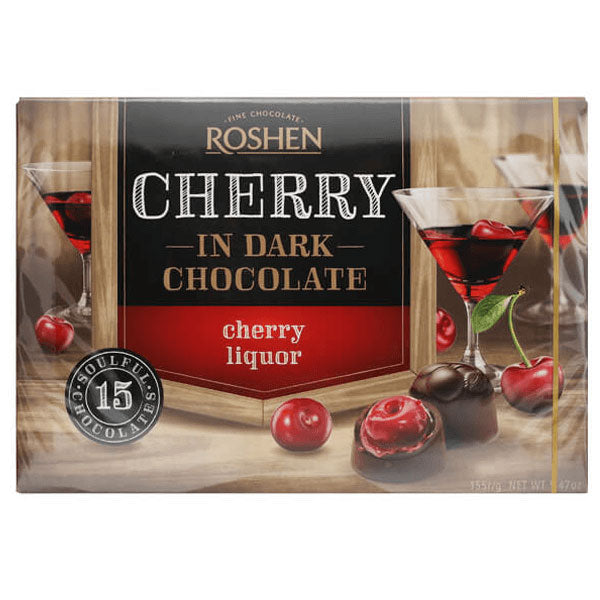 Candy Gift-Box CHERRY with Cherry Liquor – 5.47 oz (155gr)